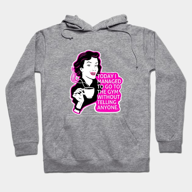 fitness girl, gym girl, fitness funny, fitness Hoodie by TimAddisonArt